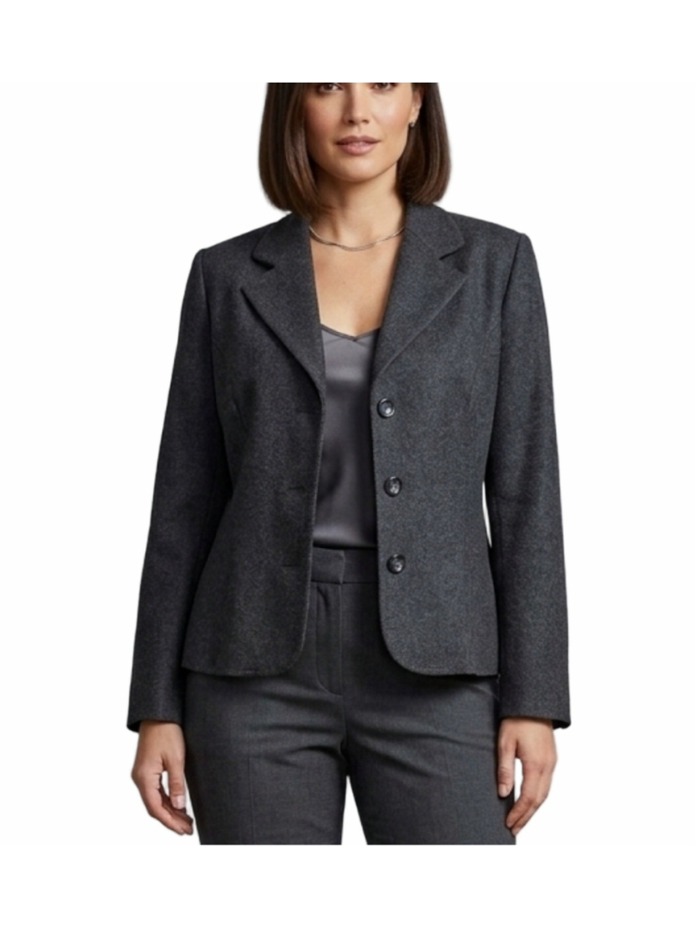 Women's Stefi Lara Grey Blazer Jacket Size 12